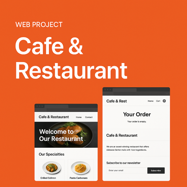Cafe Menu - Restaurant Website by Abolfazl Shadrouh