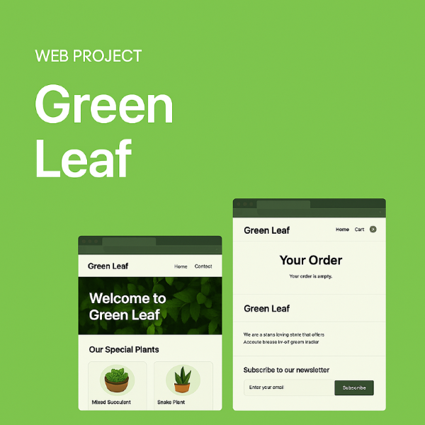 Green Leaf - Online Plant Store Website by Abolfazl Shadrouh